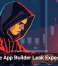 No-Code App Builder Leak Exposes Data